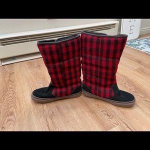 Vans Buffalo plaid boots